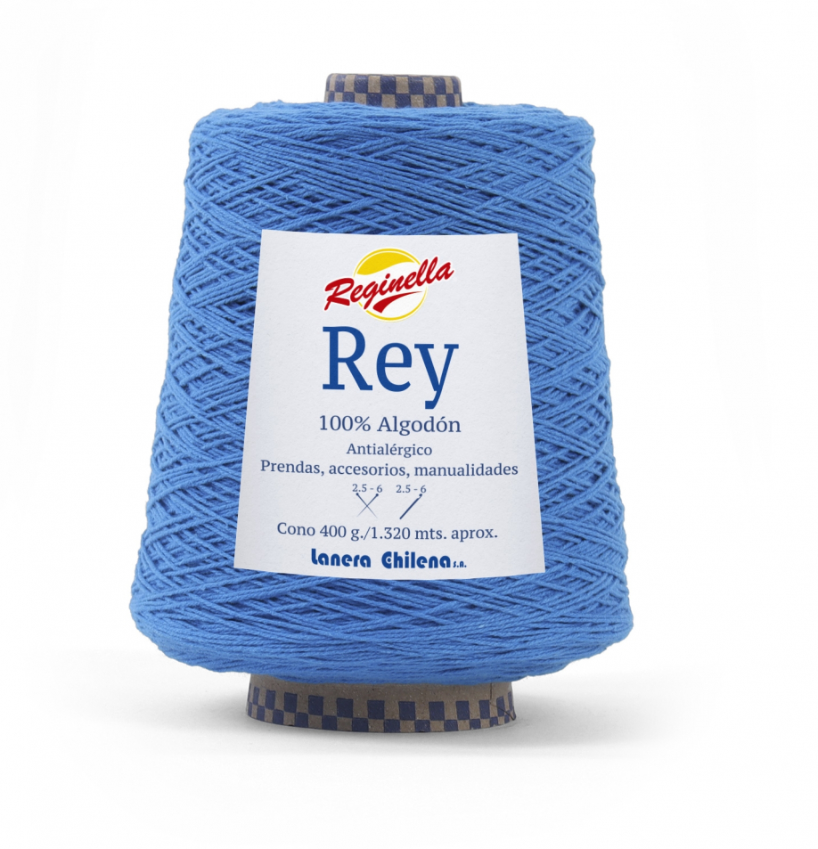 Cono de Algodón Azul Rey