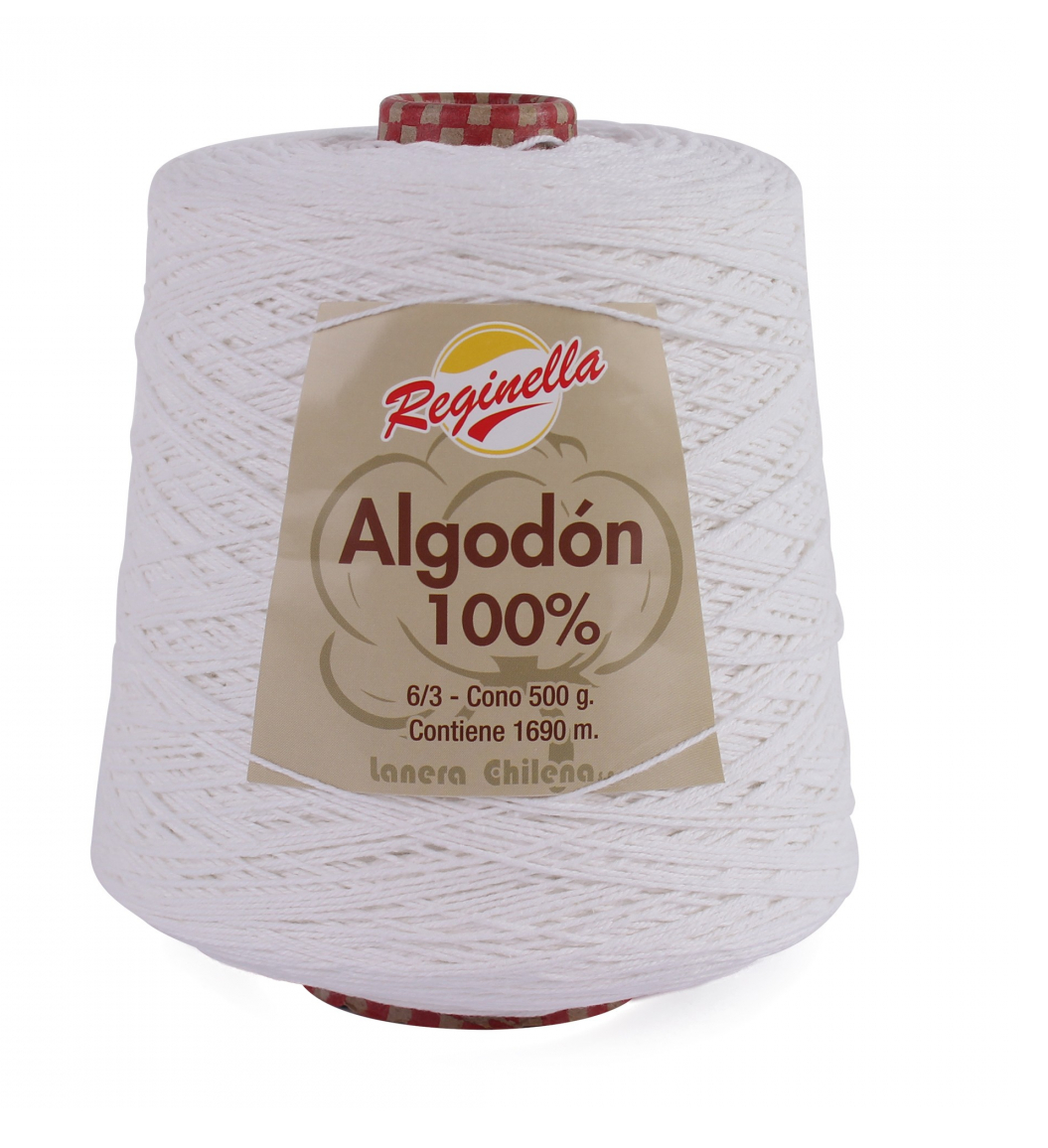 Cono de Algodón Blanco