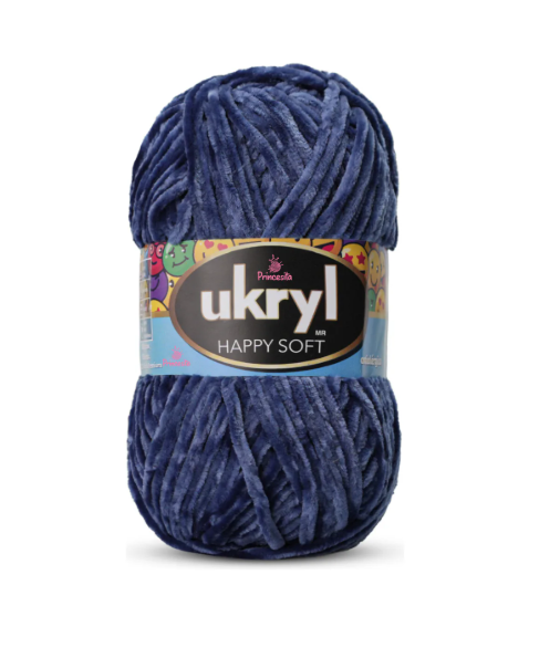 Lana Chenille Azul Marino